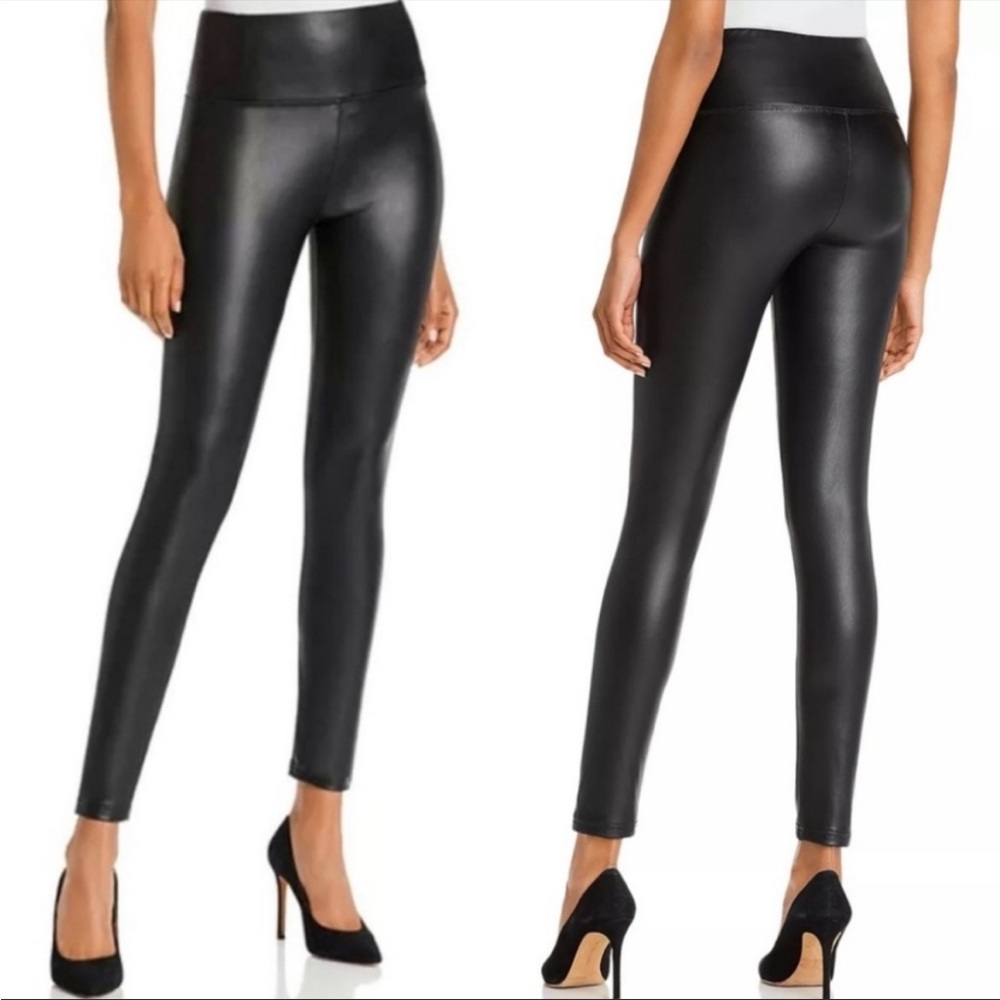 Bagatelle‎ NYC Black Faux Leather Leggings Size Medium